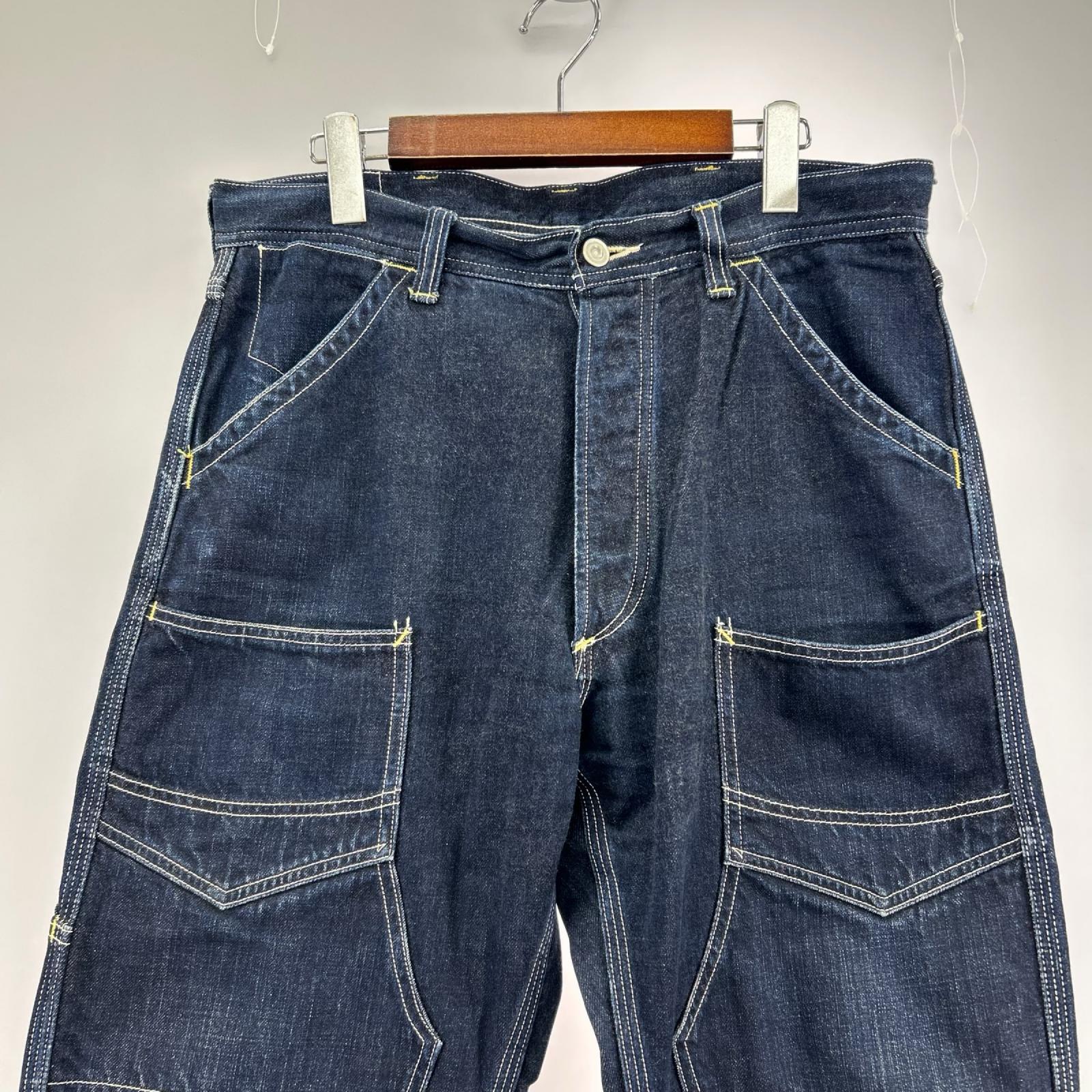 デニムパンツ DERRICKMAN OVERSLLS (W33) 2312004 32 ネイビー