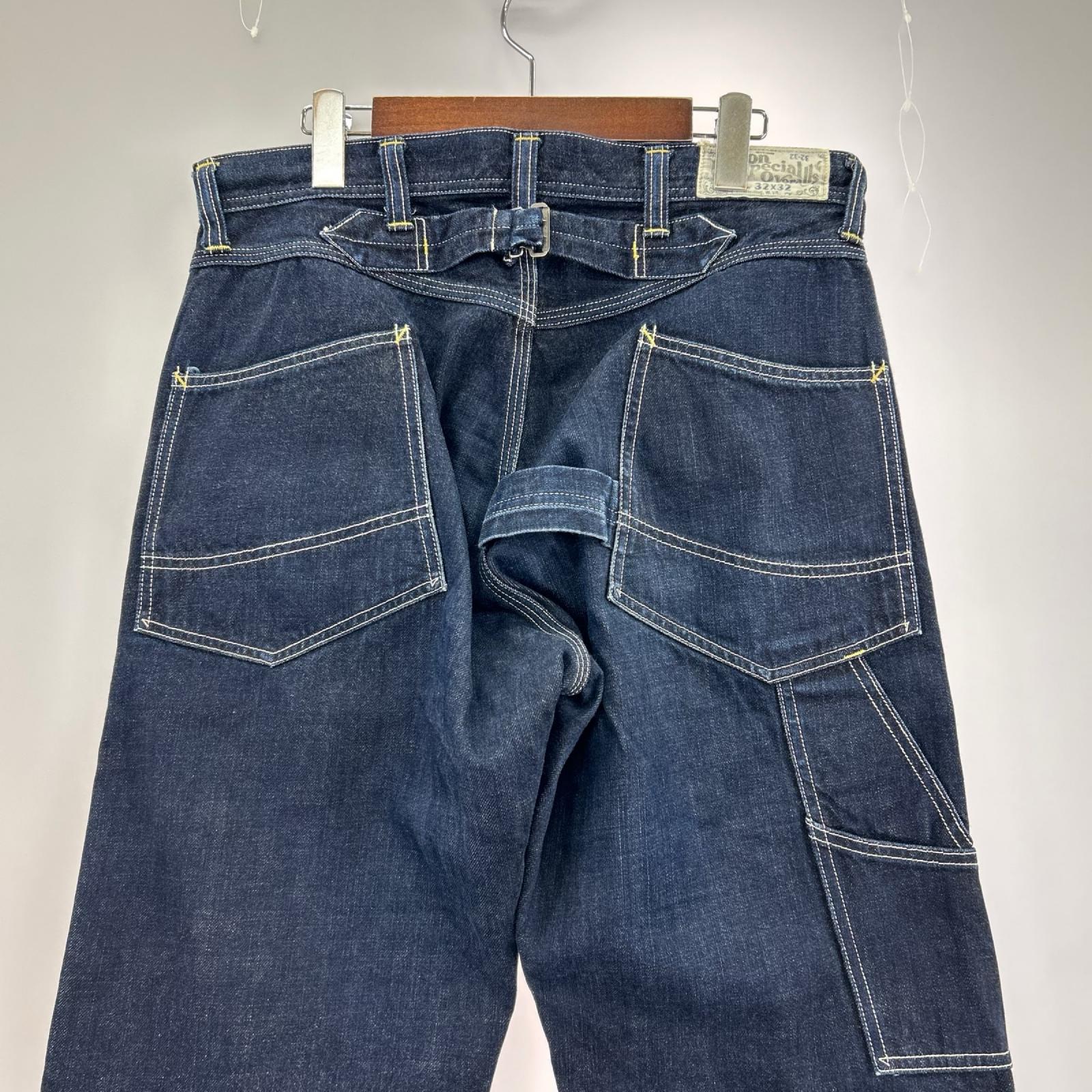 デニムパンツ DERRICKMAN OVERSLLS (W33) 2312004 32 ネイビー