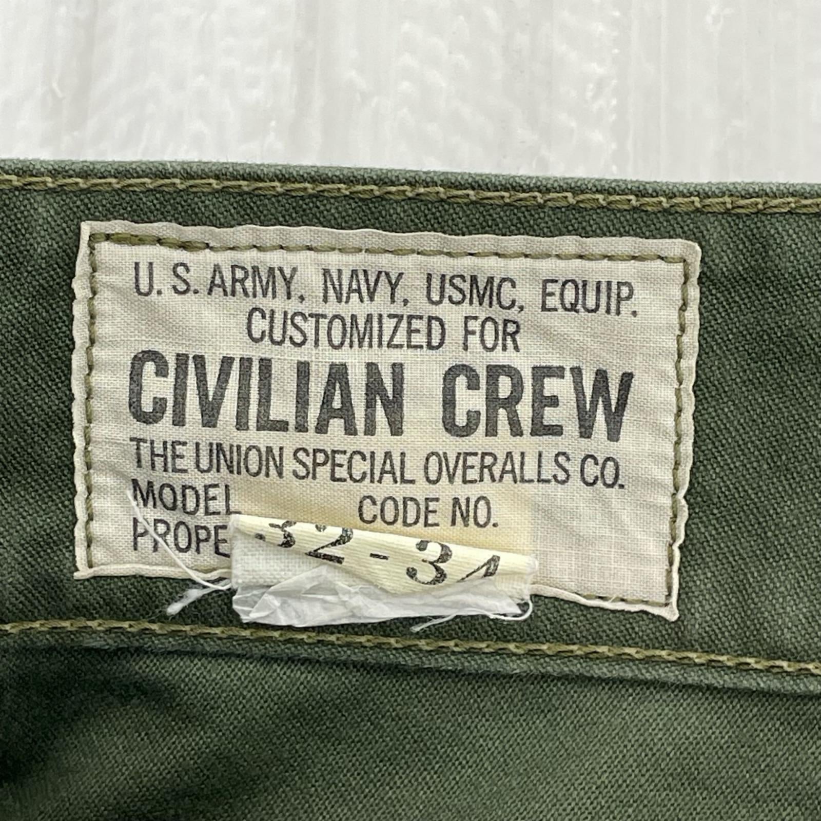 パンツ COMBAT UTILITY TROUSERS (32×34) オリーブ 32 グリーン