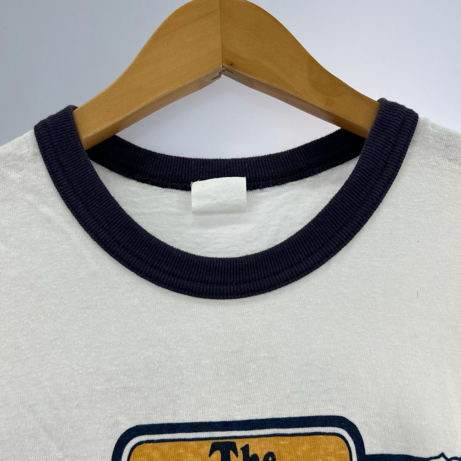 長袖Tシャツ 浮世絵 ラグランTシャツ(L) ホワイト×ネイビー ホワイト