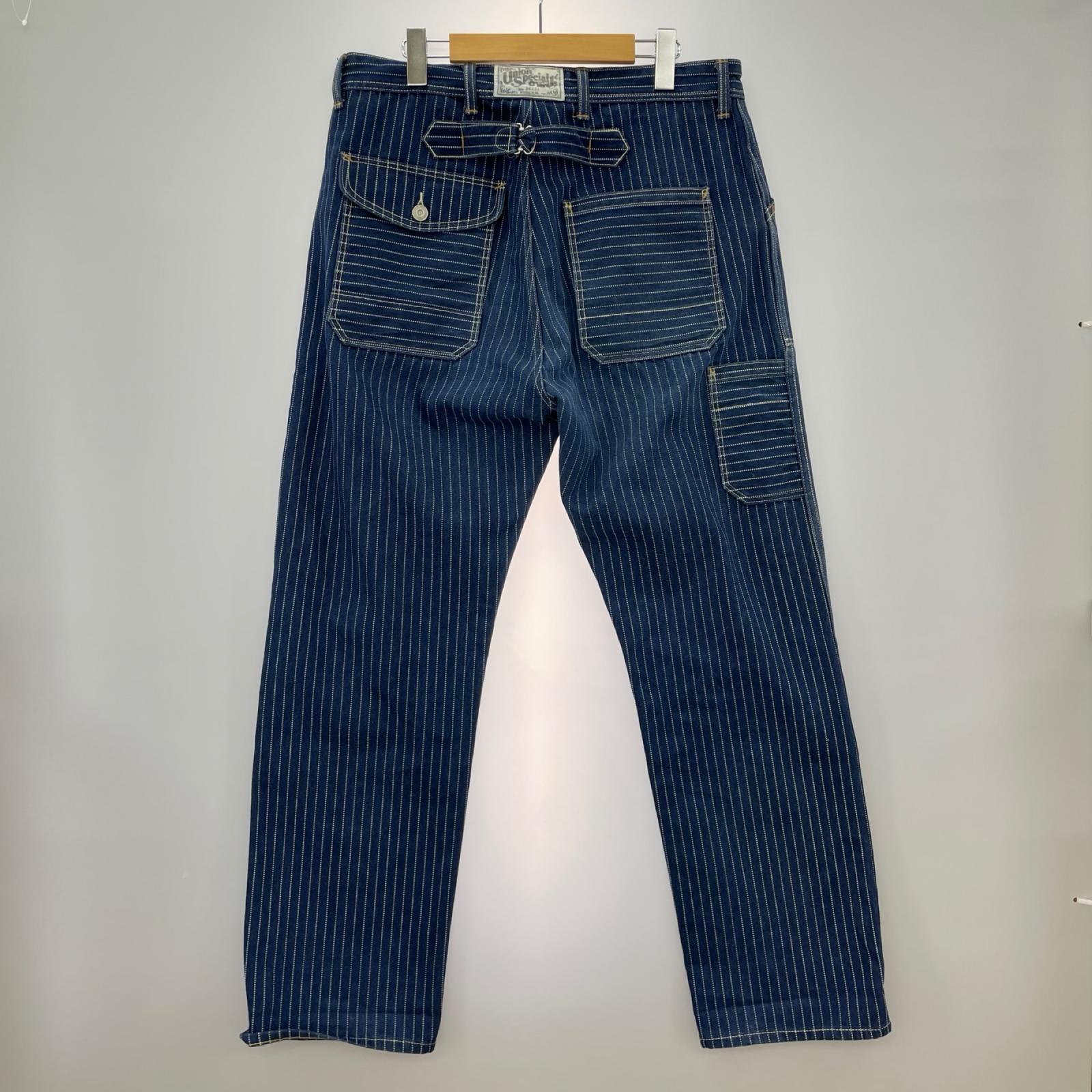パンツ LONGSHOREMAN OVERALLS Indigo Wabash W34 34 ネイビー