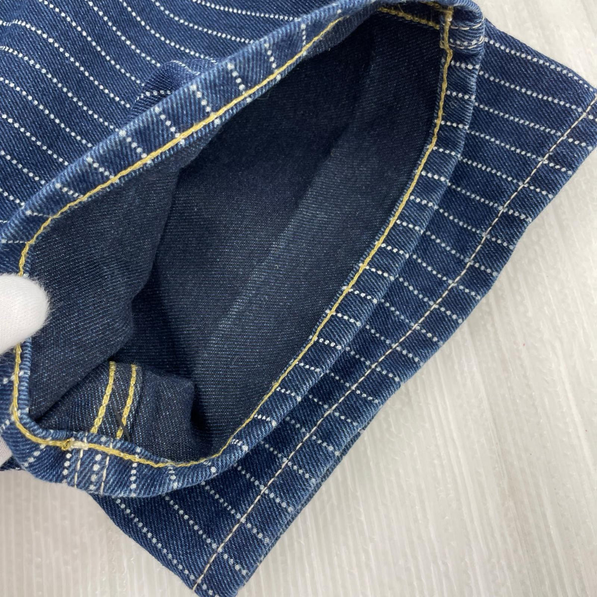 パンツ LONGSHOREMAN OVERALLS Indigo Wabash W34 34 ネイビー