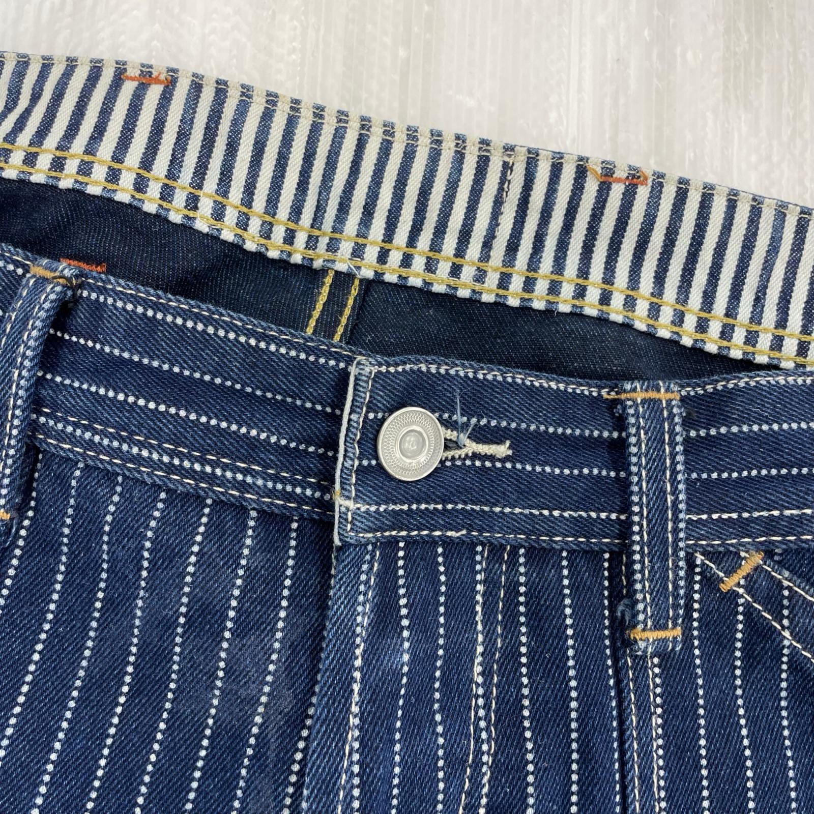 パンツ LONGSHOREMAN OVERALLS Indigo Wabash W34 34 ネイビー