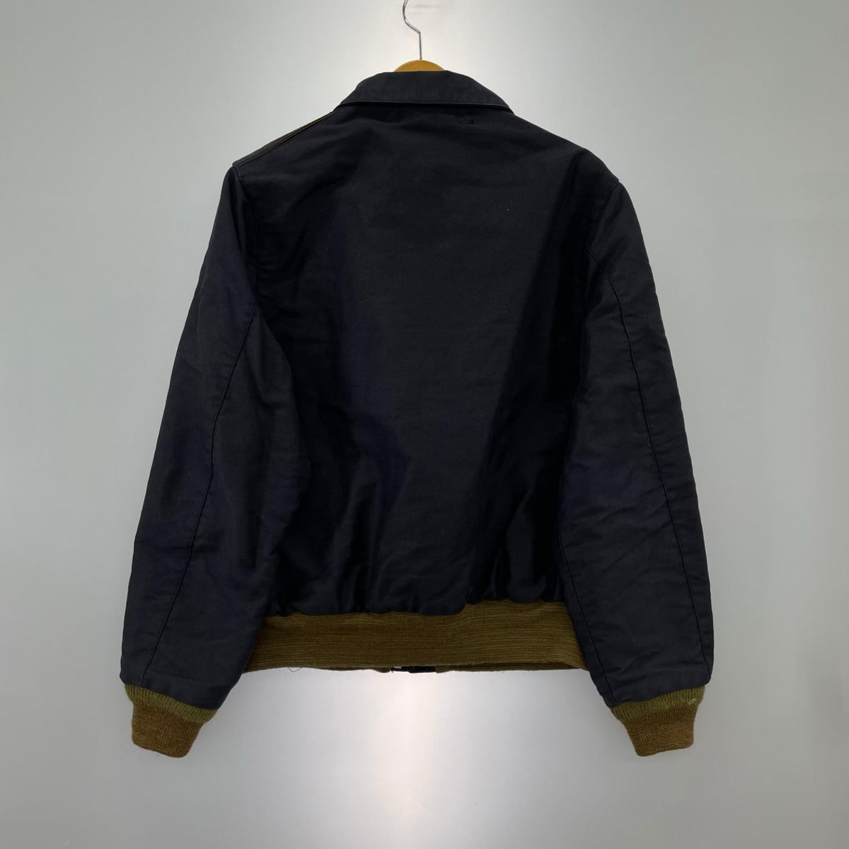 ミリタリージャケット AVIATION ASSOCIATES JUNGLE CLOTH A-2 40 ブラック
