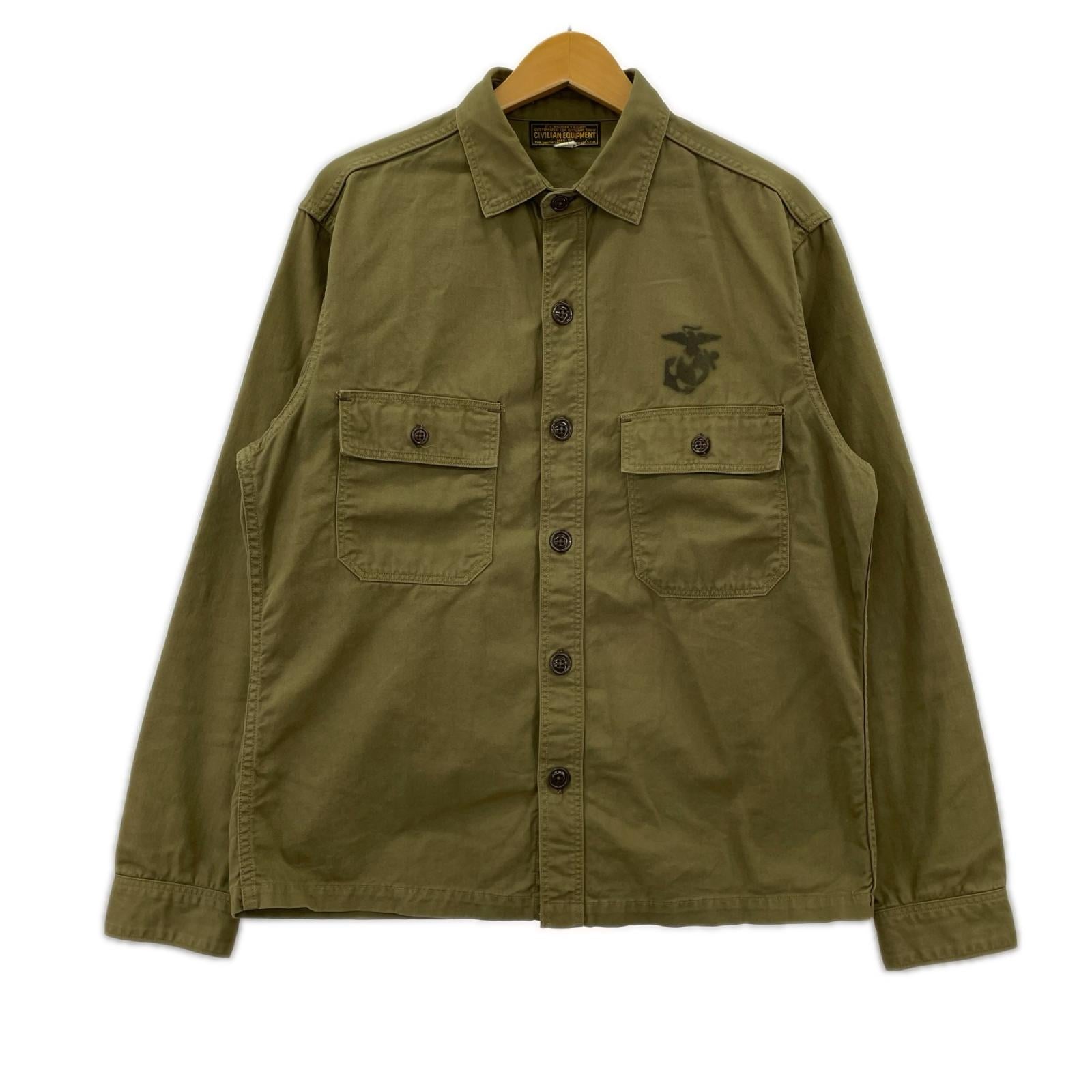 長袖シャツ MILITARY UTILITY SHIRTS USMC DEVIL DOG