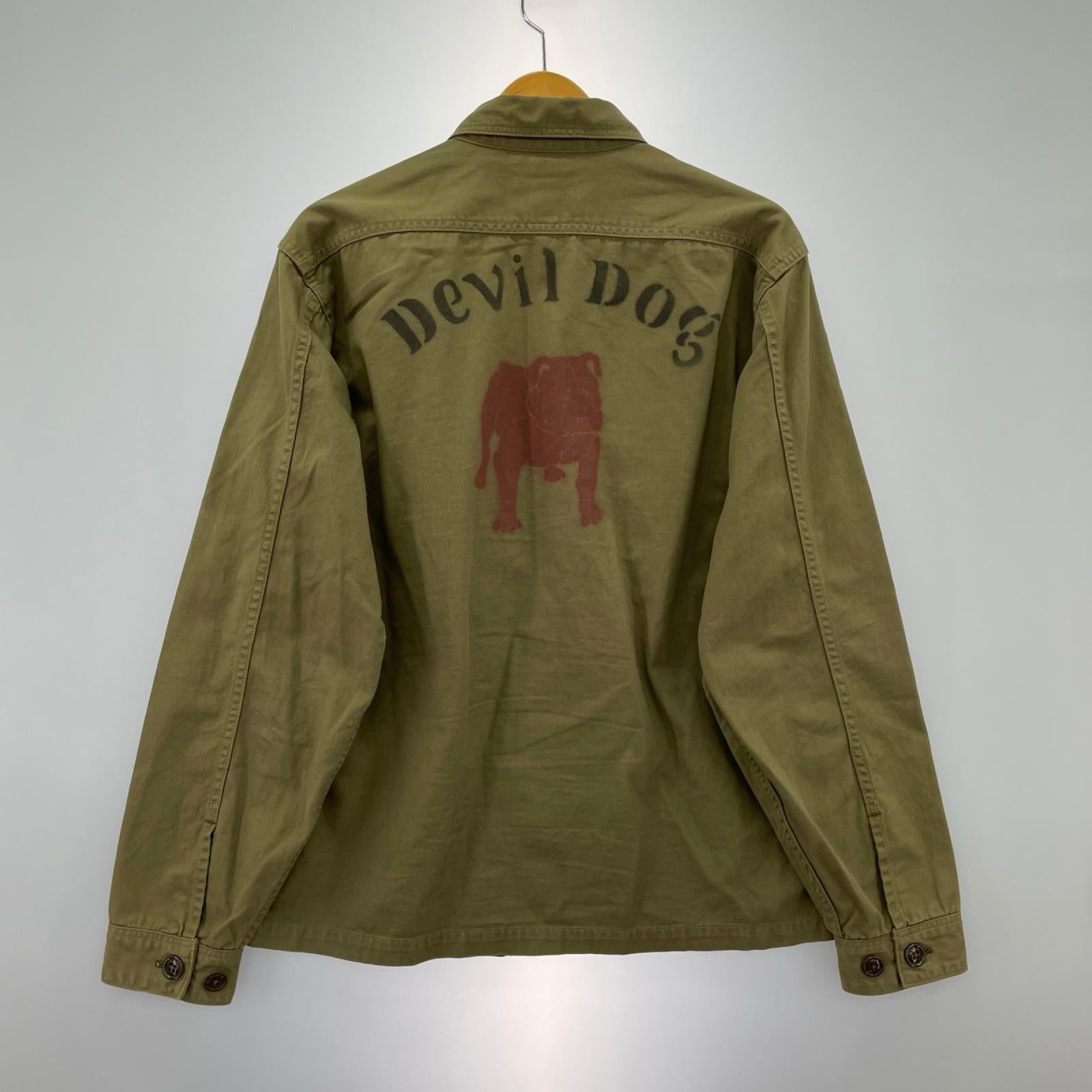 長袖シャツ MILITARY UTILITY SHIRTS USMC DEVIL DOG