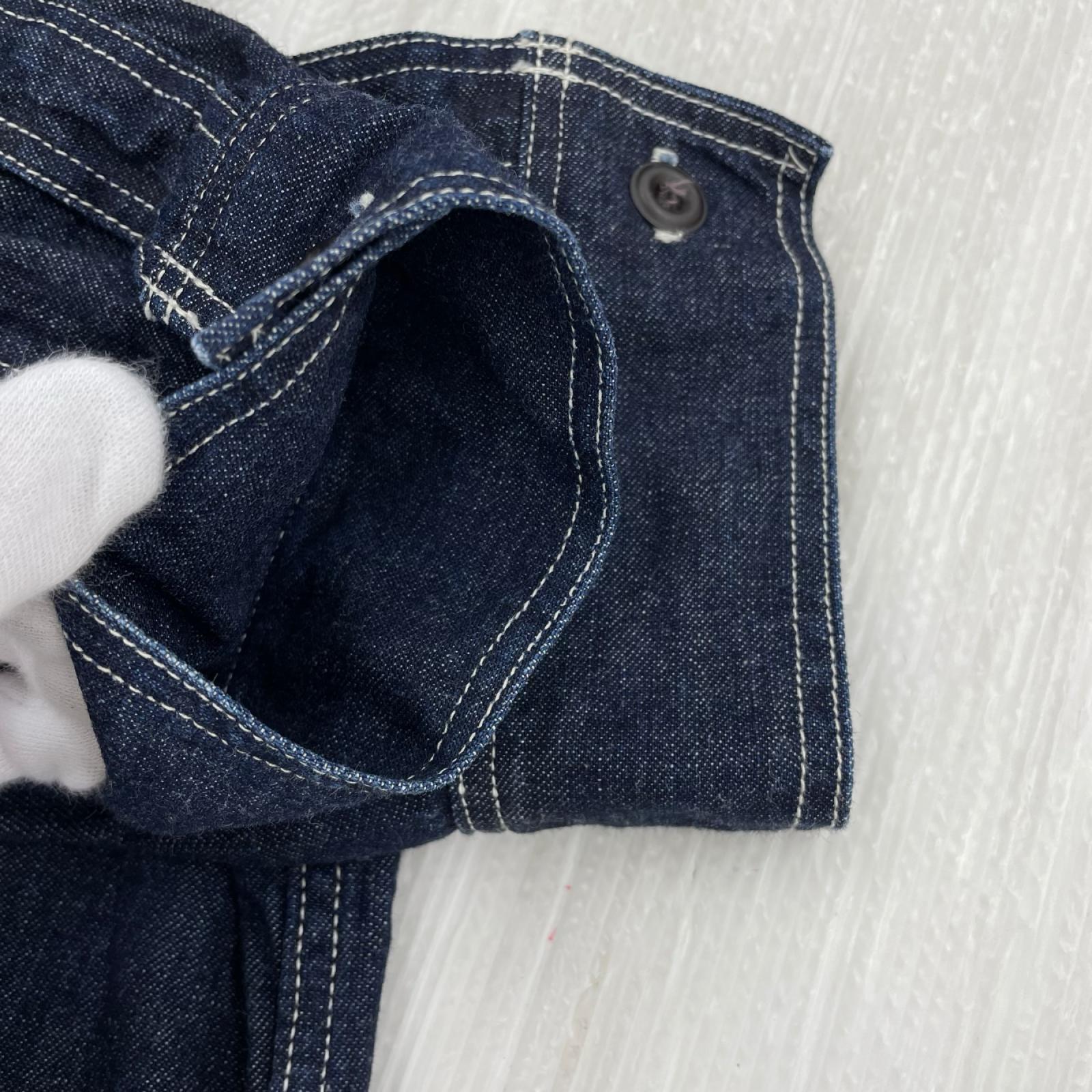 長袖シャツ NEAL 8OZ INDIGO DENIM SHIRT (17)