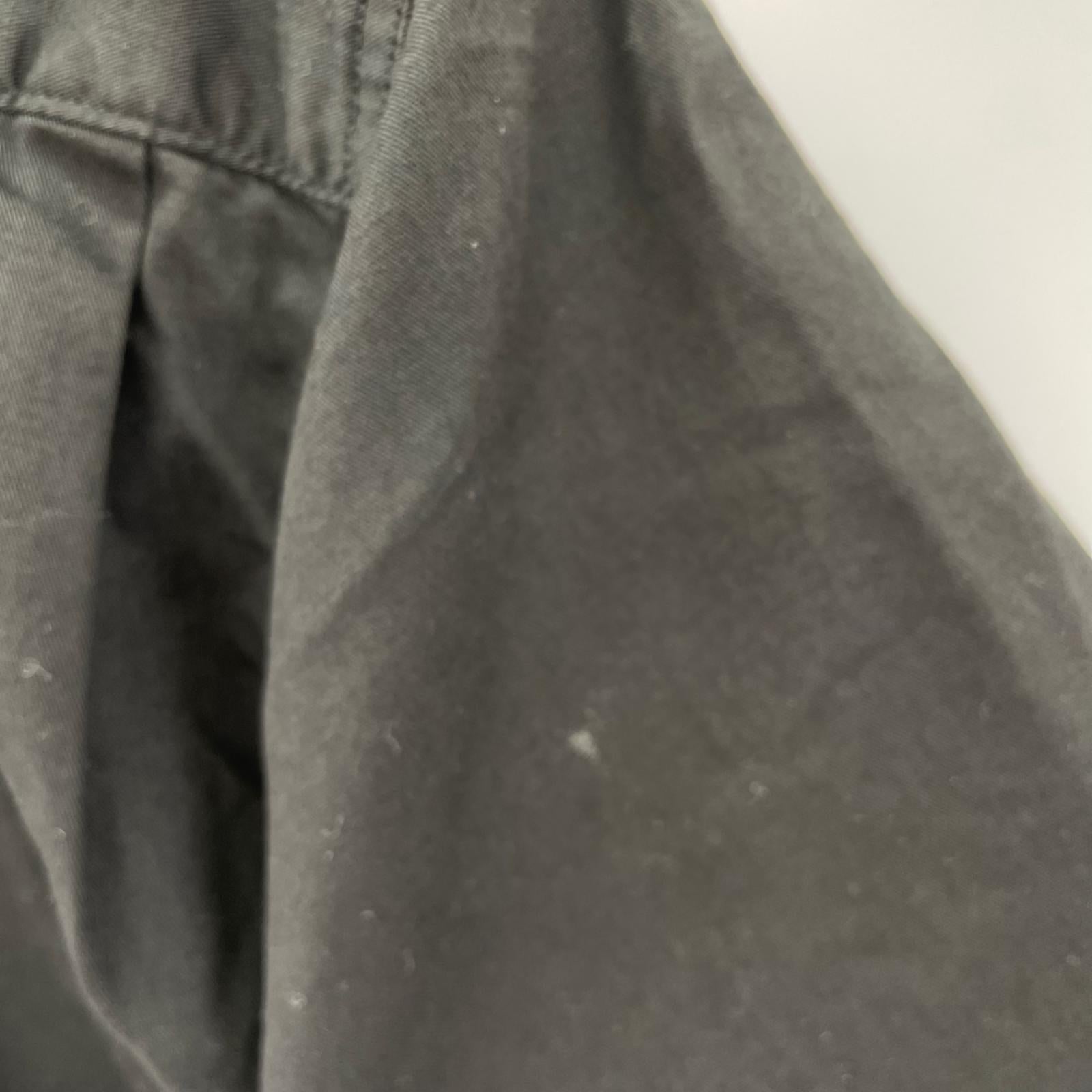 半袖シャツ Cal" OPEN-COLLARED SHORT SLEEVE SHIRT ブラック