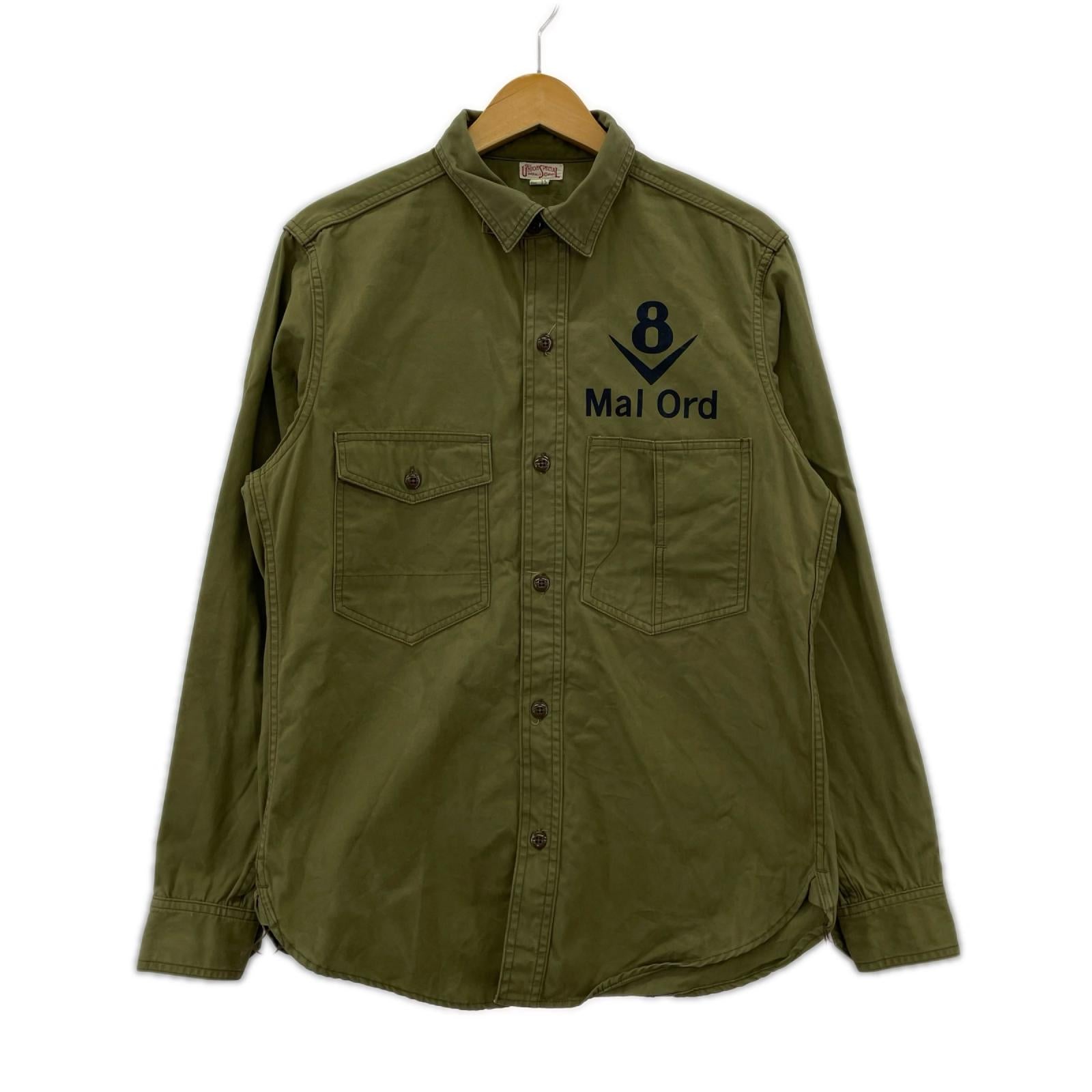 長袖シャツ Mal Ord Blystone MECHANIC SHIRT (15) カーキ