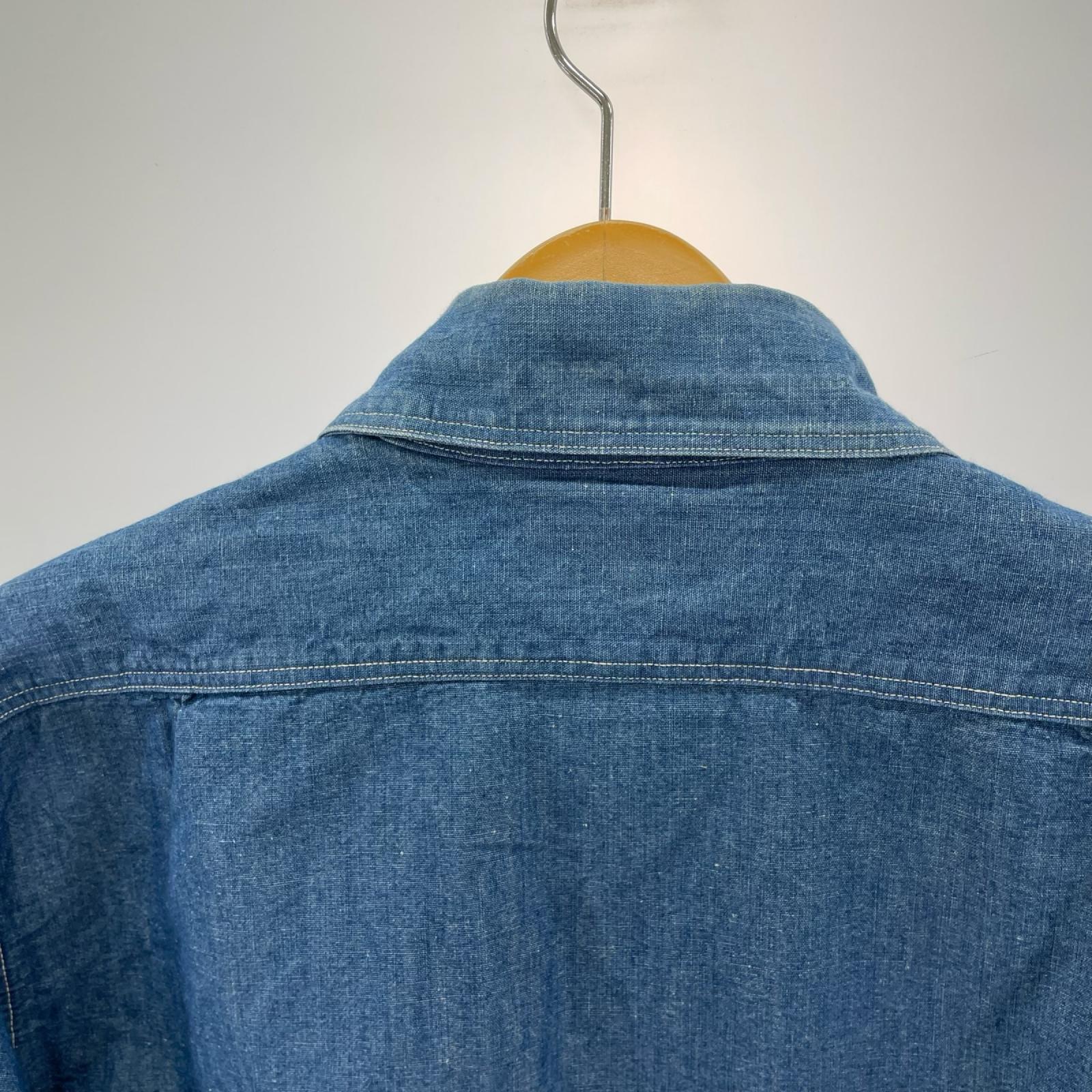 長袖シャツ GREATLAKE Explorer Shirt (16) インディゴ ブルー