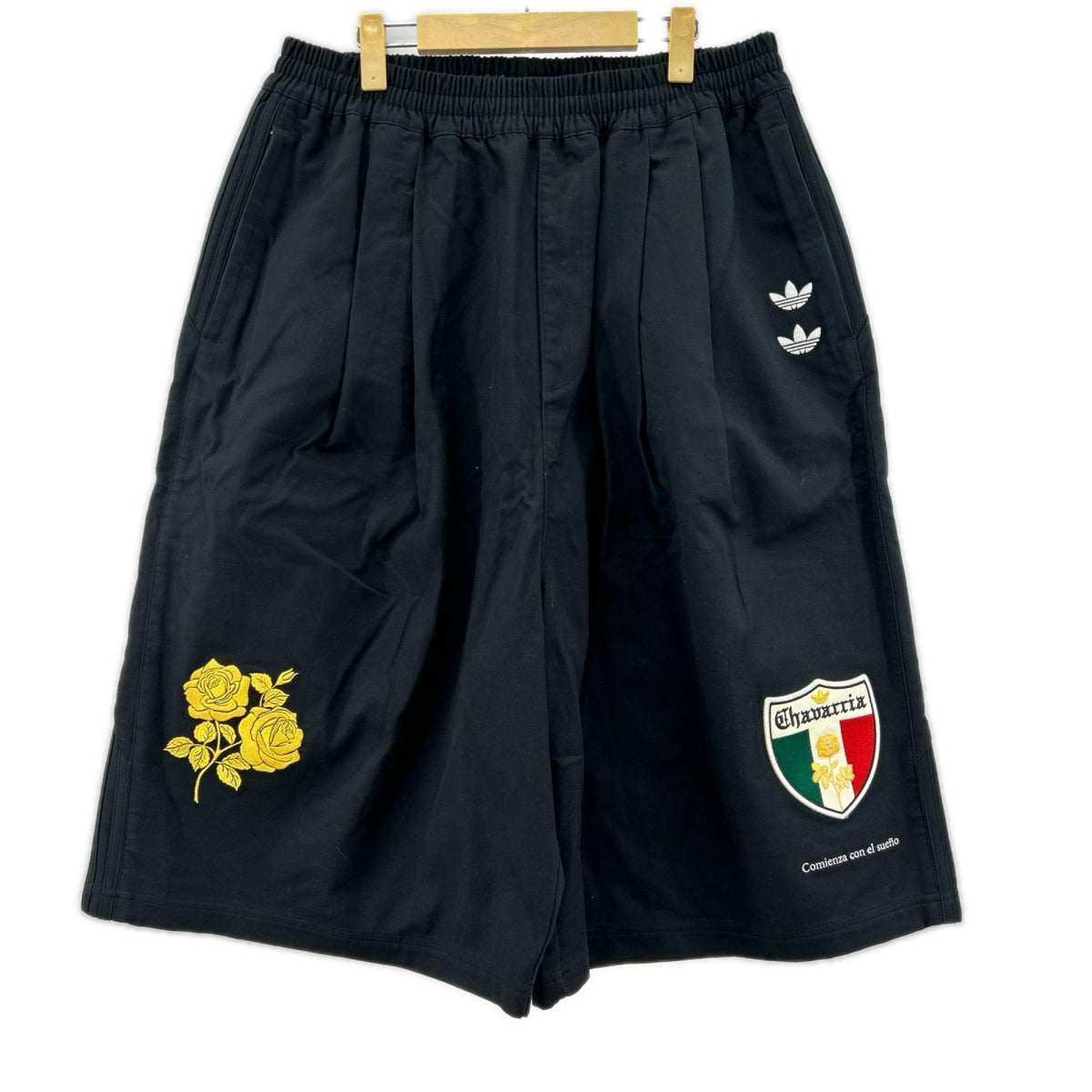 ショートパンツ adidas×Willy Chavarria WC LONG TWILL SHORT XL ブラック ブラック