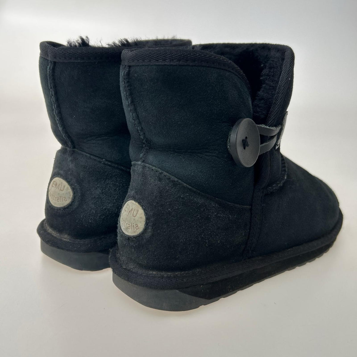 ブーツ 黒 ボタン留め 24cm (US6 UK5 1/2 EU38) ブラック