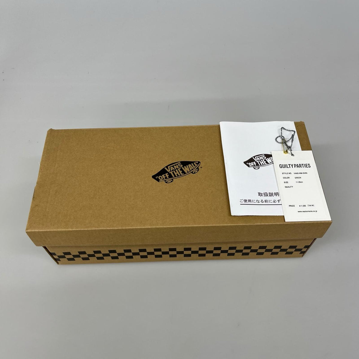 スニーカー ×VANS 29cm 緑 29cm (US11 UK10 1/2 EU48) グリーン