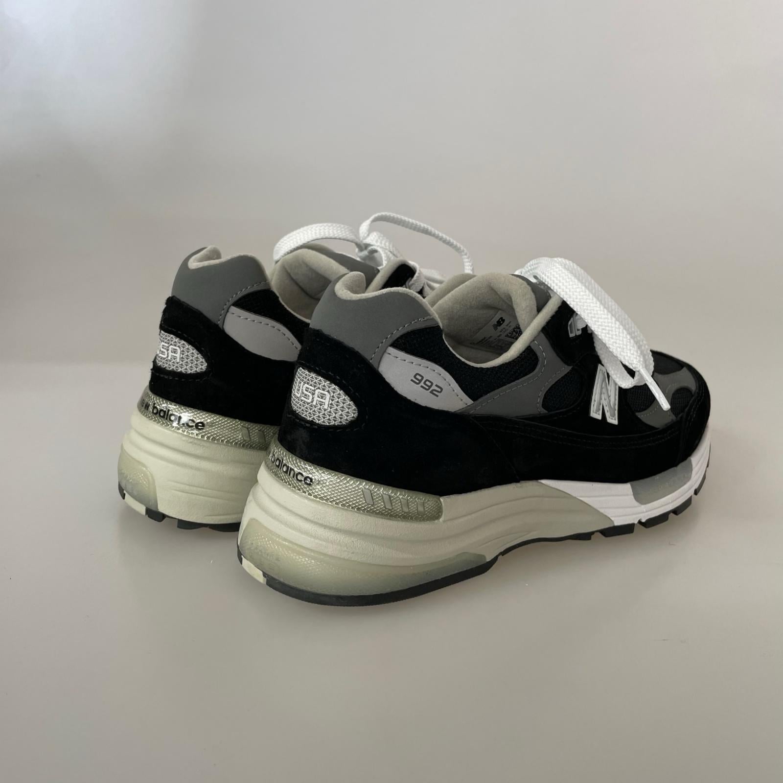 スニーカー NEW BALANCE U992BK 黒 (26) 26cm (US8 UK7 1/2 EU42) ブラック