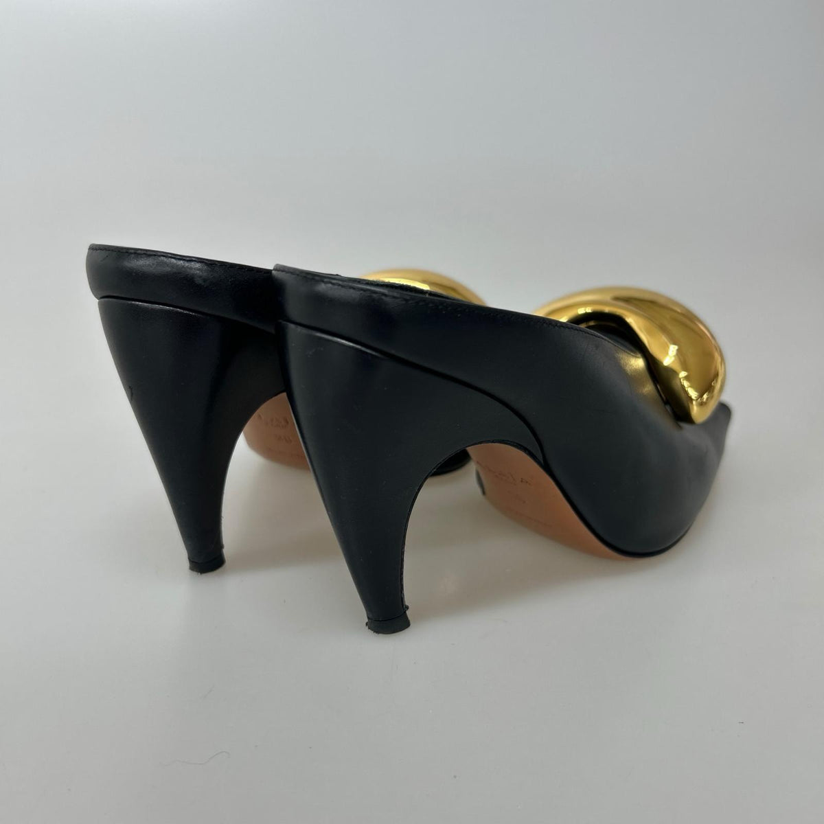 パンプス ALAIA ミュール 36 黒 36 ブラック