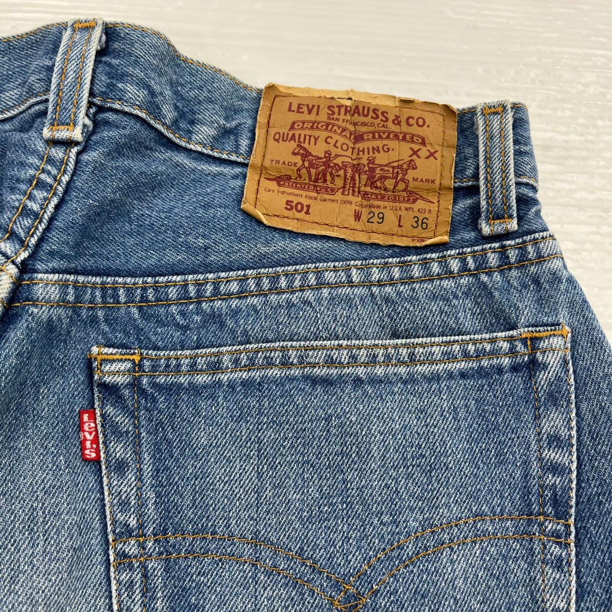 デニムパンツ USA製 Lot501 デニム 29 ブルー