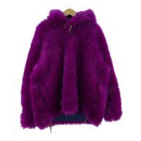 その他トップス STELLA McCARTNEY Adan Hooded Faux Fur Coat 紫 (S) S パープル