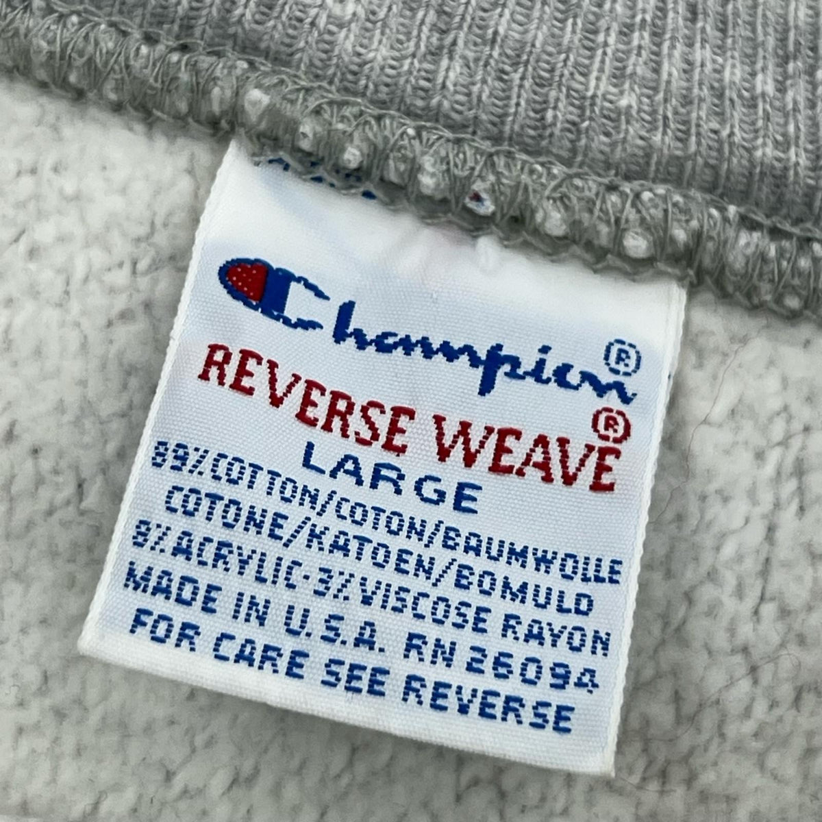 スウェット MANKATO STATE UNIVERSITY REVERSE WEAVE L L グレー
