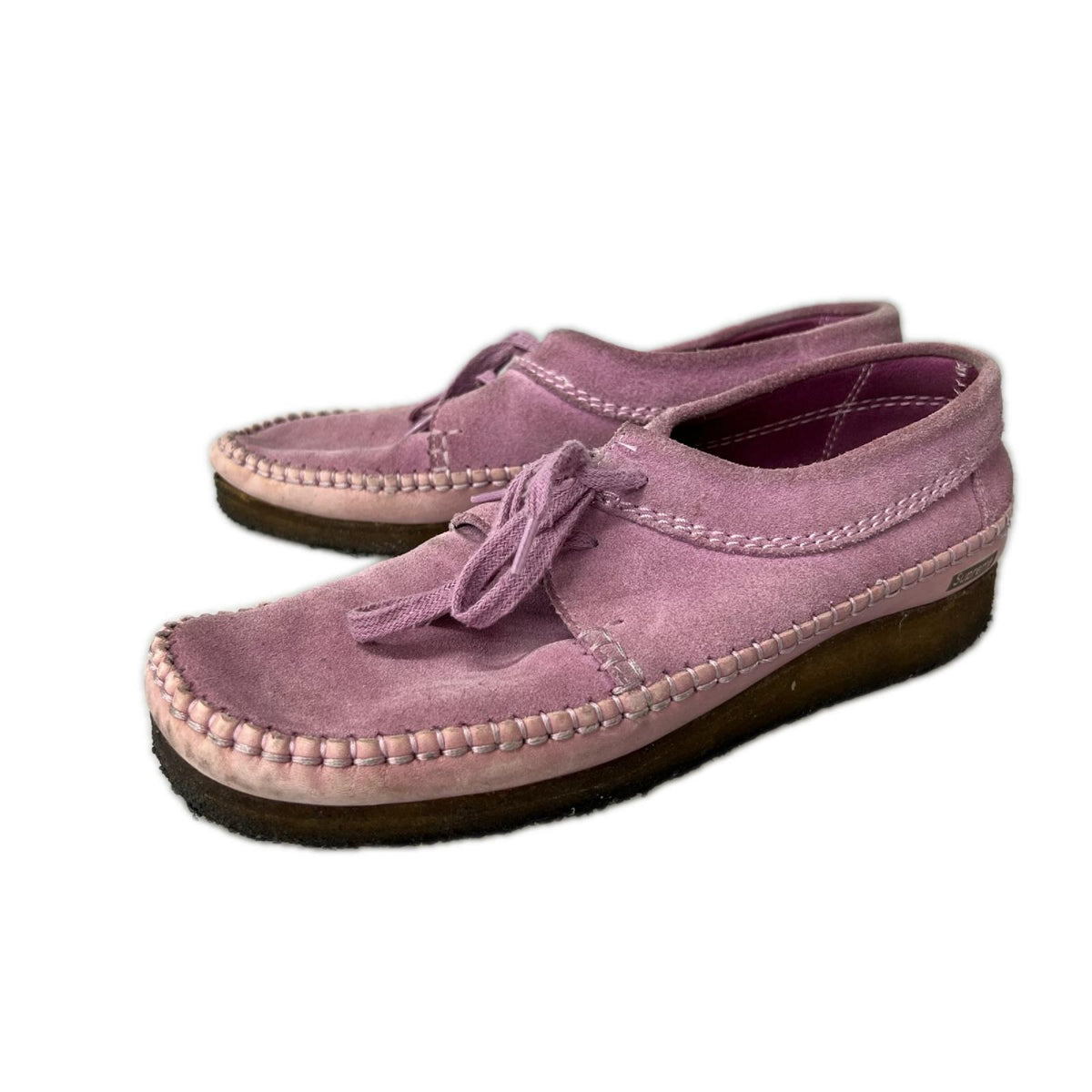 シューズ ×CLARKS WEAVER 紫 26cm