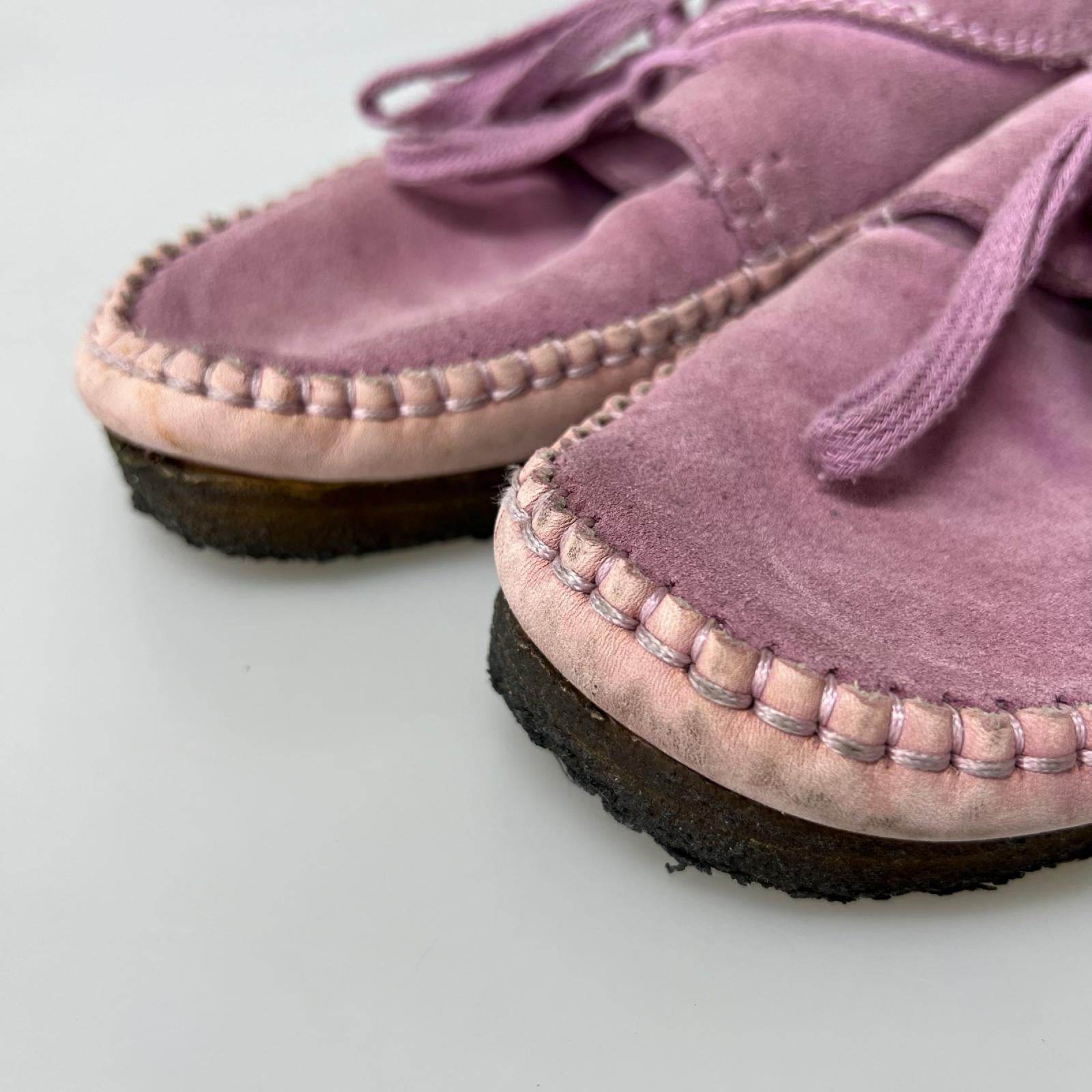シューズ ×CLARKS WEAVER 紫 26cm