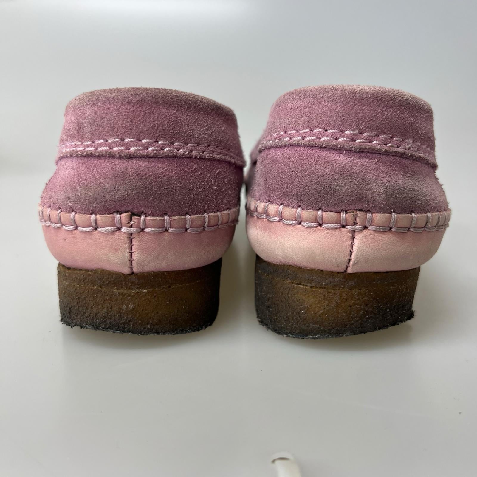 シューズ ×CLARKS WEAVER 紫 26cm
