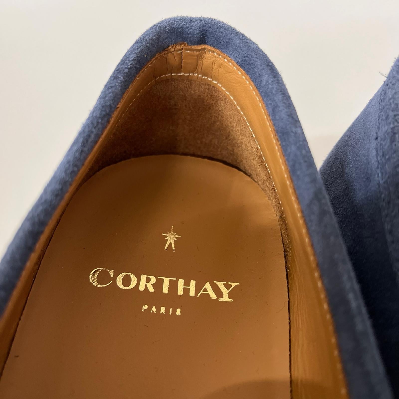 ブーツ CORTHAY PORTOFINO(7.5) ネイビー