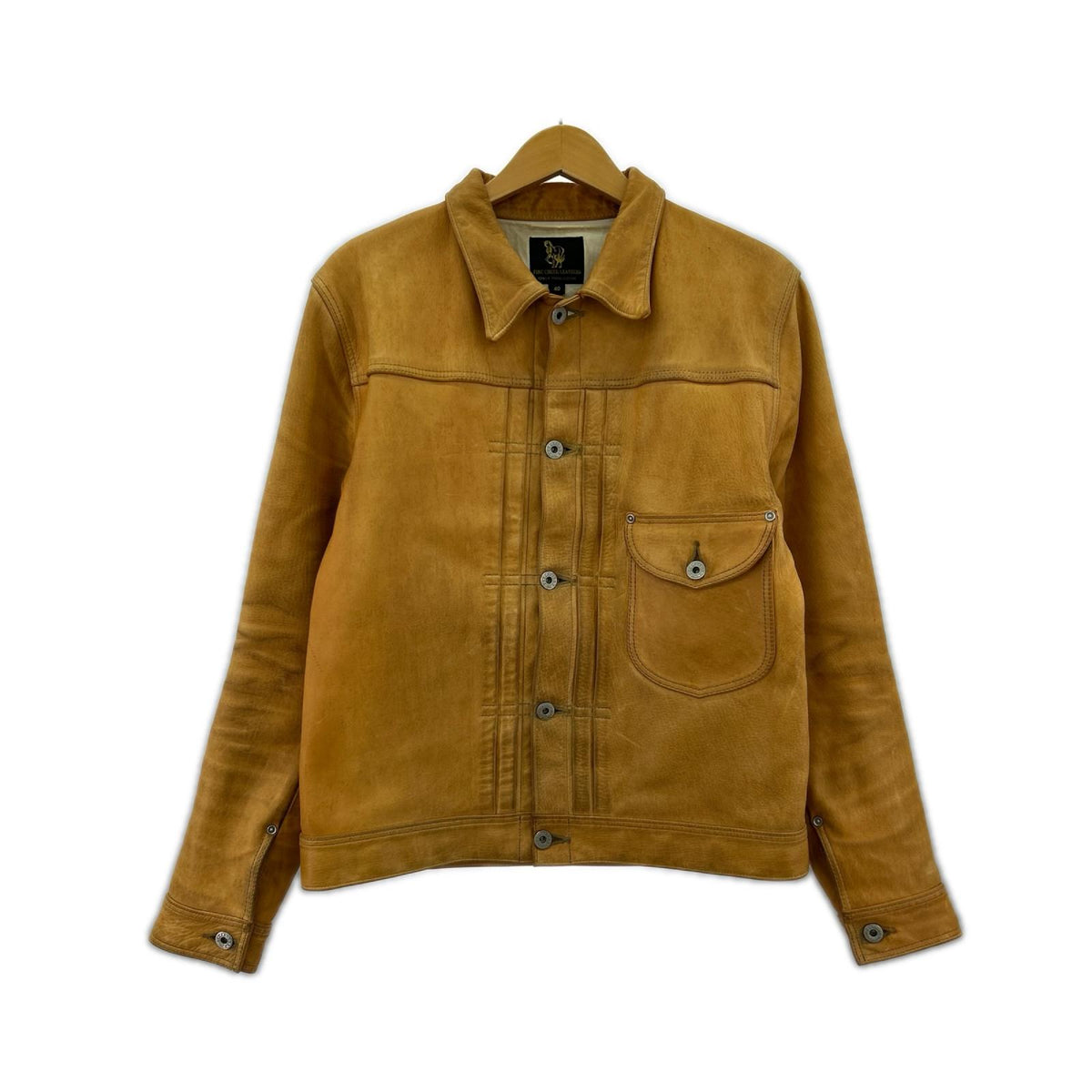 レザージャケット HIGH LARGE LEATHERS 1st Type ベージュ(40) 40 ベージュ