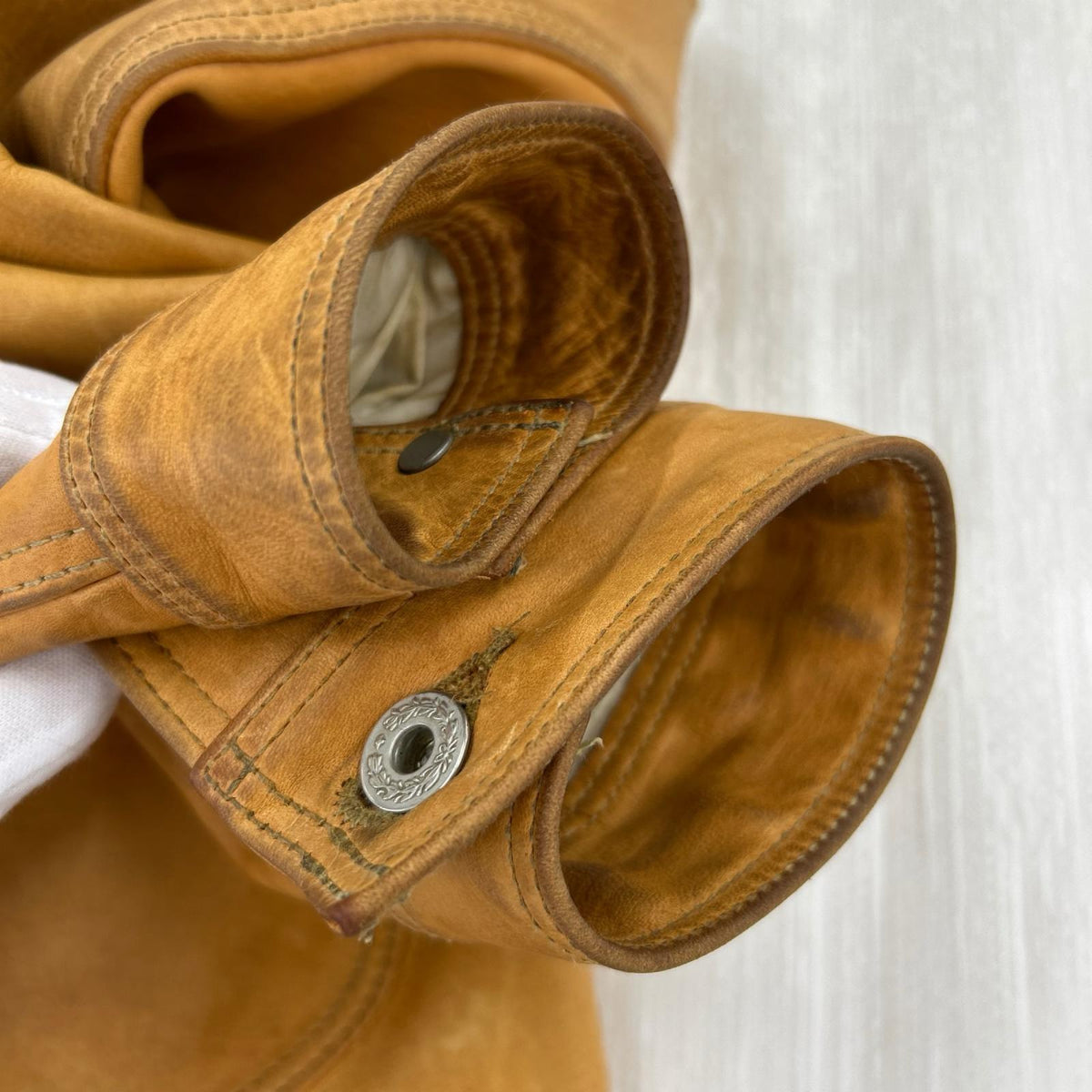 レザージャケット HIGH LARGE LEATHERS 1st Type ベージュ(40) 40 ベージュ