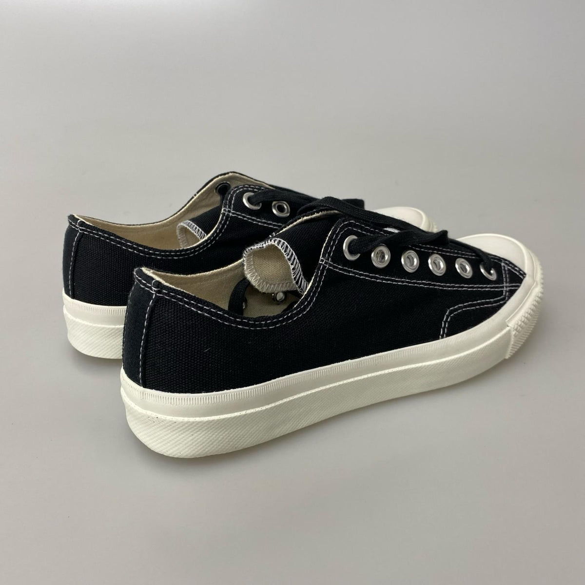 スニーカー R.C.A.F US ARMY キャンバススニーカー 6M 黒 ブラック
