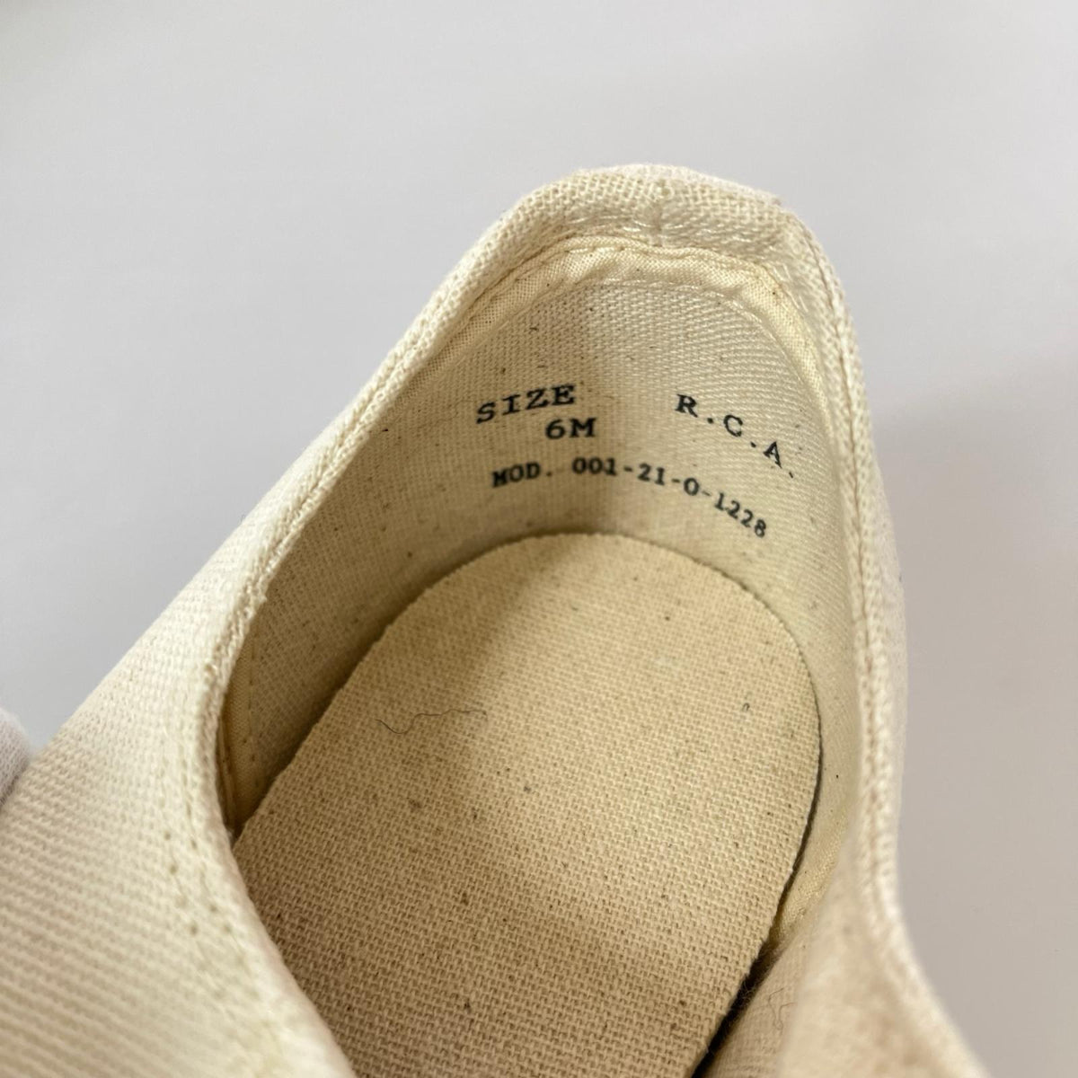 スニーカー R.C.A.F US ARMY キャンバススニーカー 6M 生成