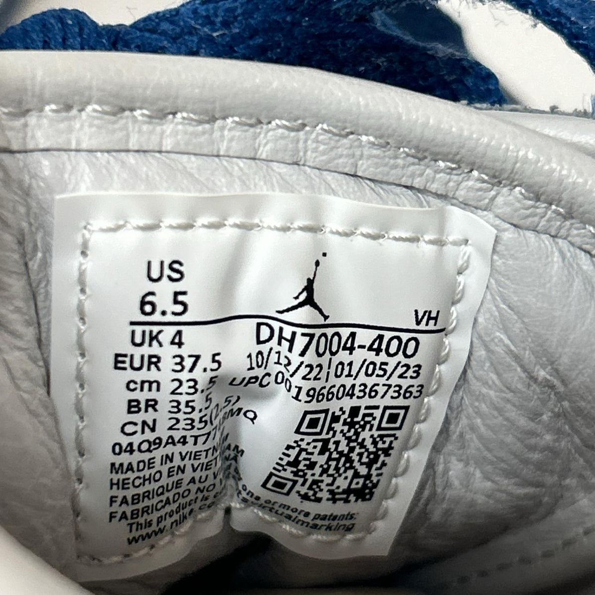 スニーカー AIR JORDAN 1 ELEVATE LOW FRENCH BLUE 23.5cm (US5 1/2 UK5 EU37)