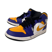 スニーカー AIR JORDAN 1 MID LAKERS 28cm 28cm (US10 UK9 1/2 EU46)