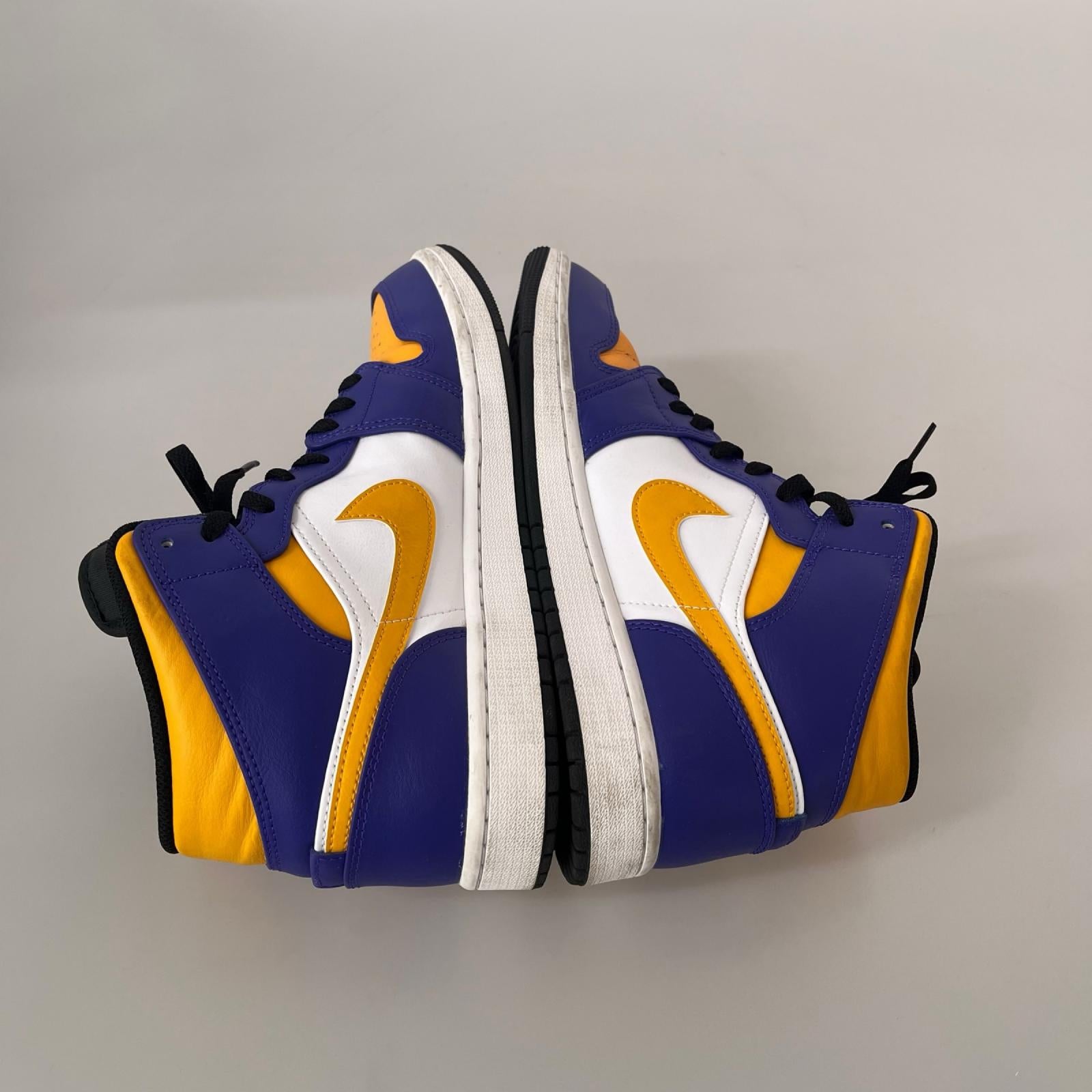 スニーカー AIR JORDAN 1 MID LAKERS 28cm 28cm (US10 UK9 1/2 EU46)