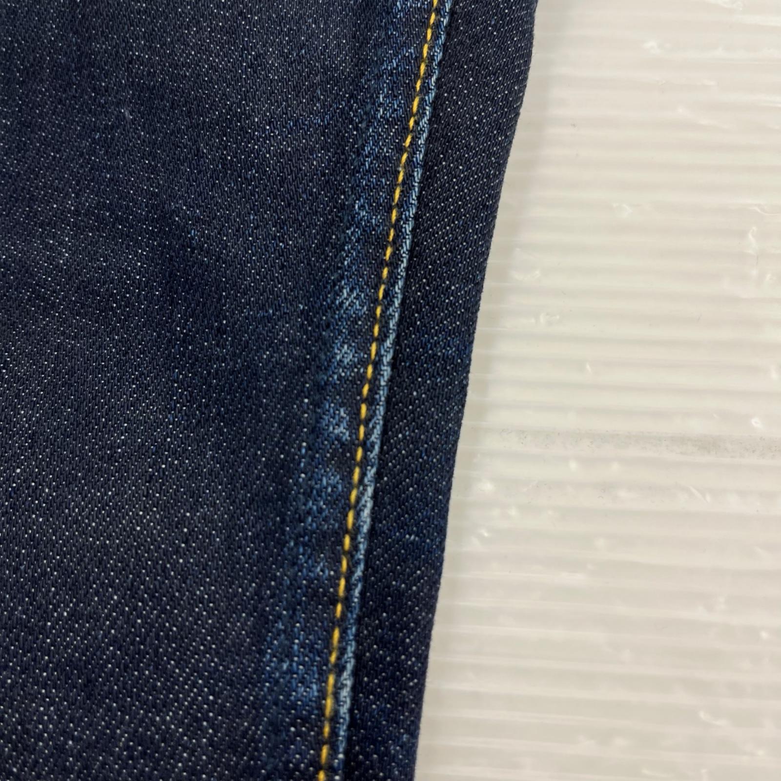 デニムパンツ セルビッチスキニー 濃紺 36size 36