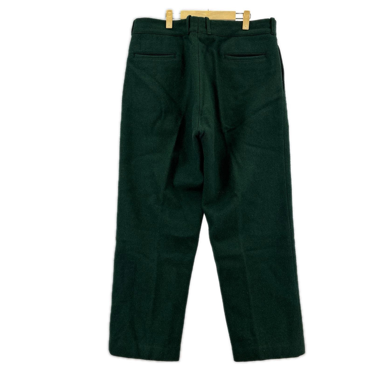 パンツ johnson ウールスラックス グリーン グリーン
