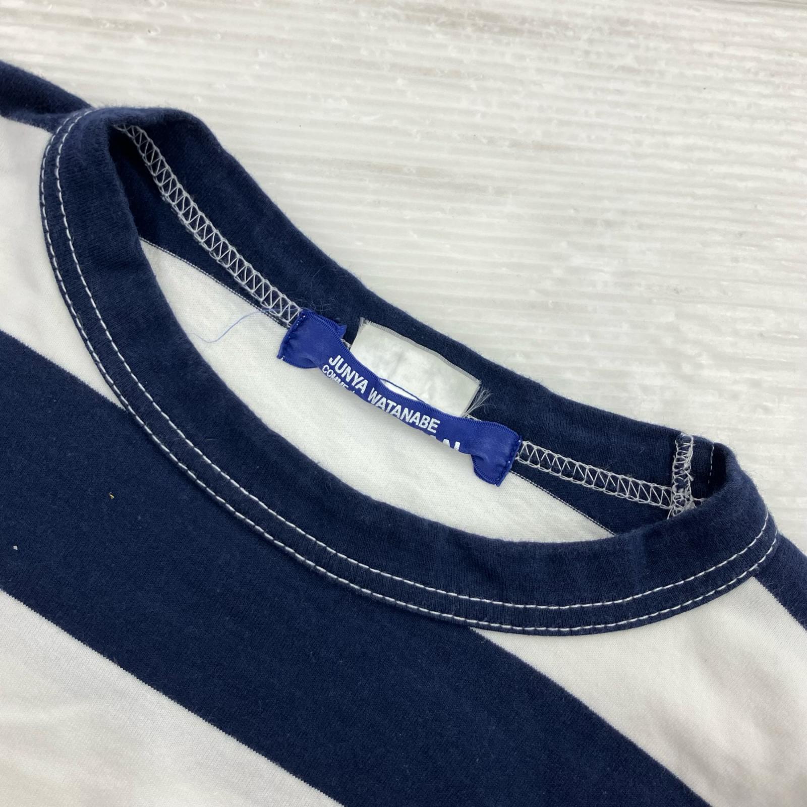半袖Tシャツ 太ボーダー 七分袖 S