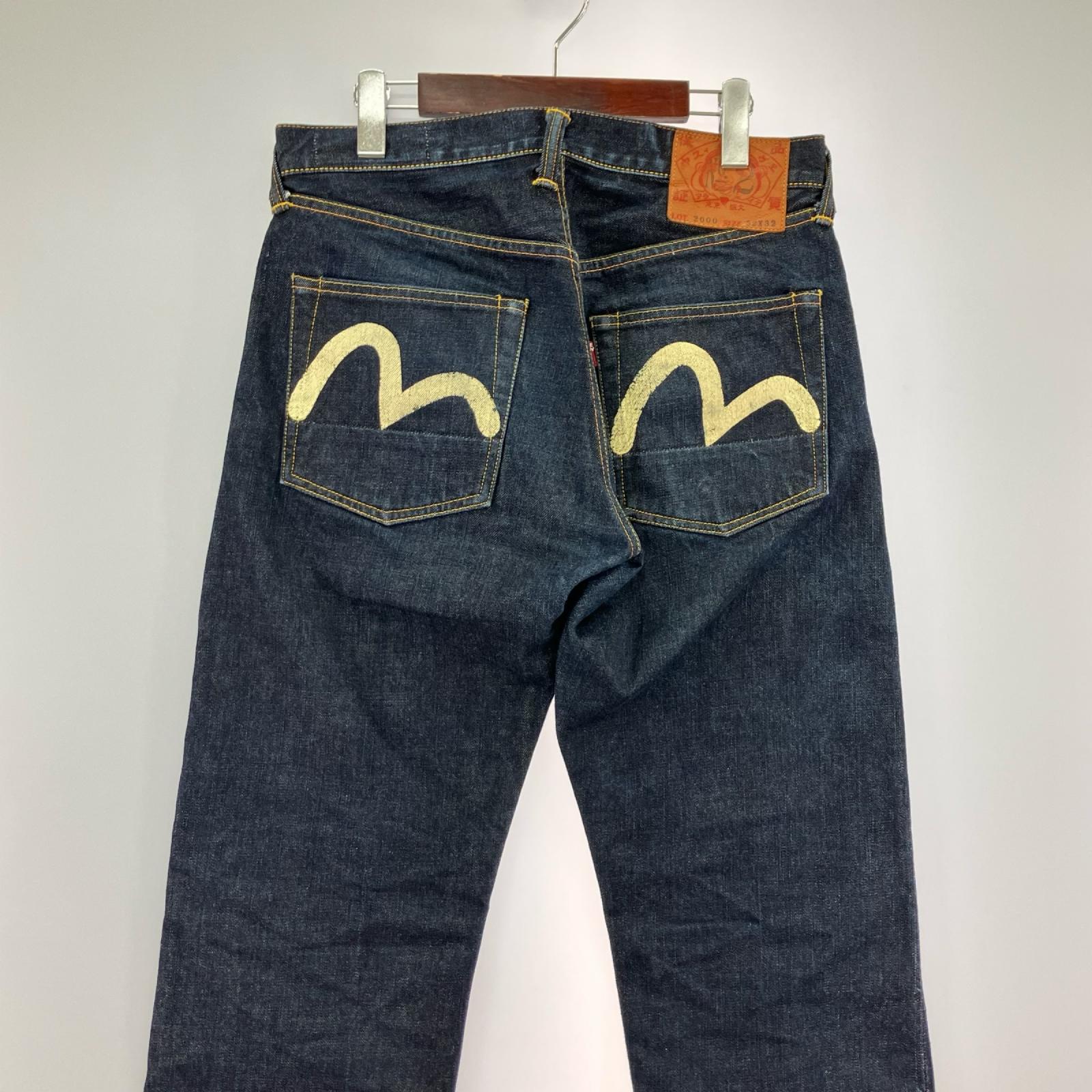 デニムパンツ LOT2000 W32 32 ネイビー