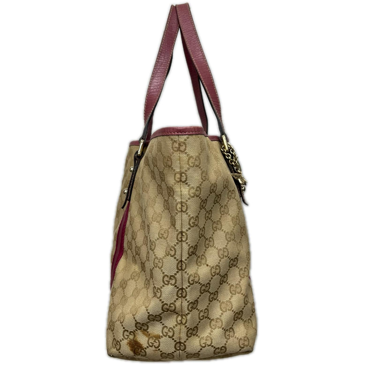 GUCCI 139260 GGキャンバス トートバッグ ピンクベージュ