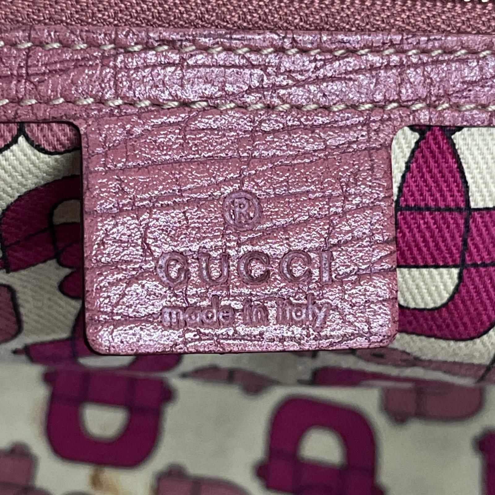 GUCCI 139260 GGキャンバス トートバッグ ピンクベージュ