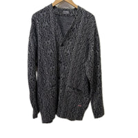 カーディガン 25AW SPEAK NO EVILワッペン カーディガン グレー (XL) LL グレー
