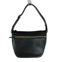 ショルダーバッグ BURBERRY ワンショルダー レザー ブラック