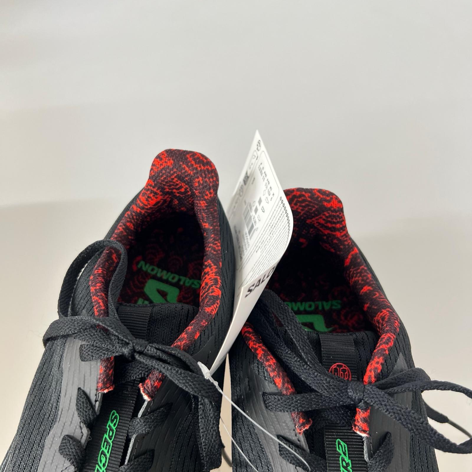 スニーカー SALOMON SPECTUR 2 RED VIPER 27.5cm (US9 1/2 UK9 EU45) ブラック