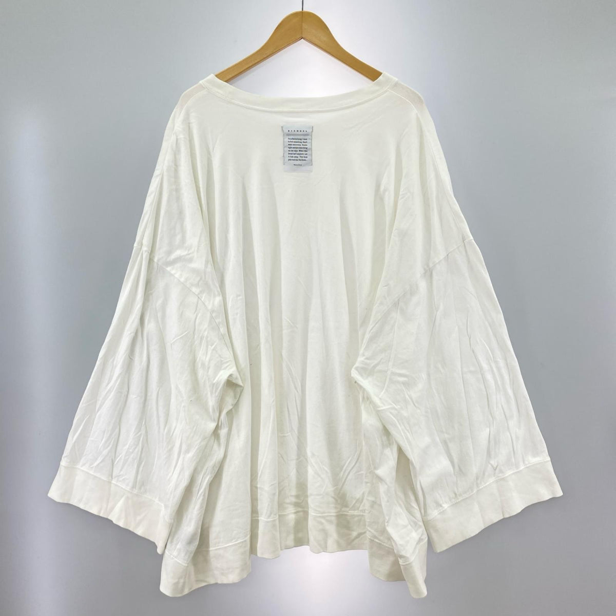 半袖Tシャツ BISHOOL オーバーサイズTee ホワイト ホワイト