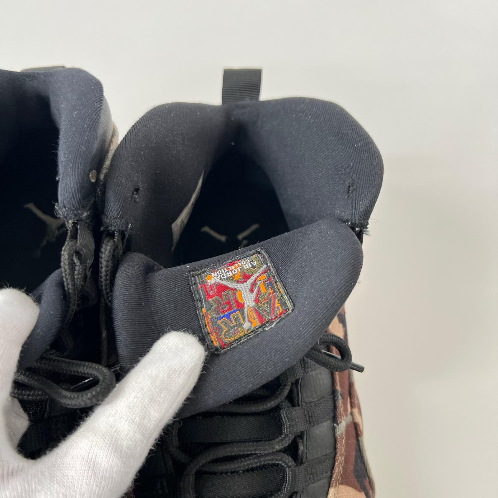 スニーカー AJ10 RETRO WOODLAND CAMO DARK ARMY 28cm (US10 UK9 1/2 EU46)