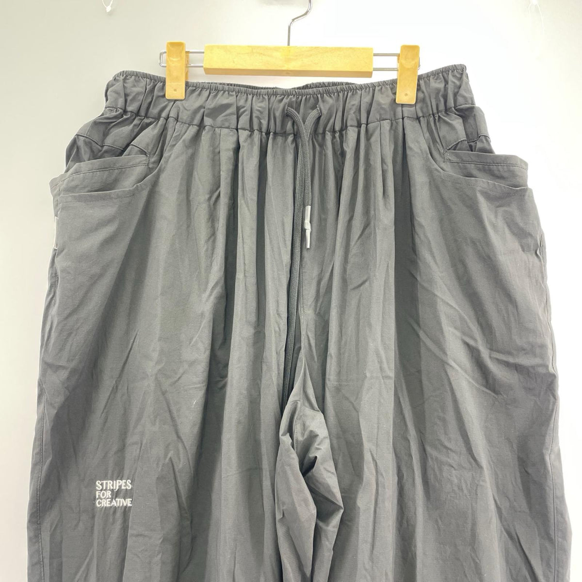 パンツ S.F.C ロゴ ナイロンパンツ M 黒 M ブラック