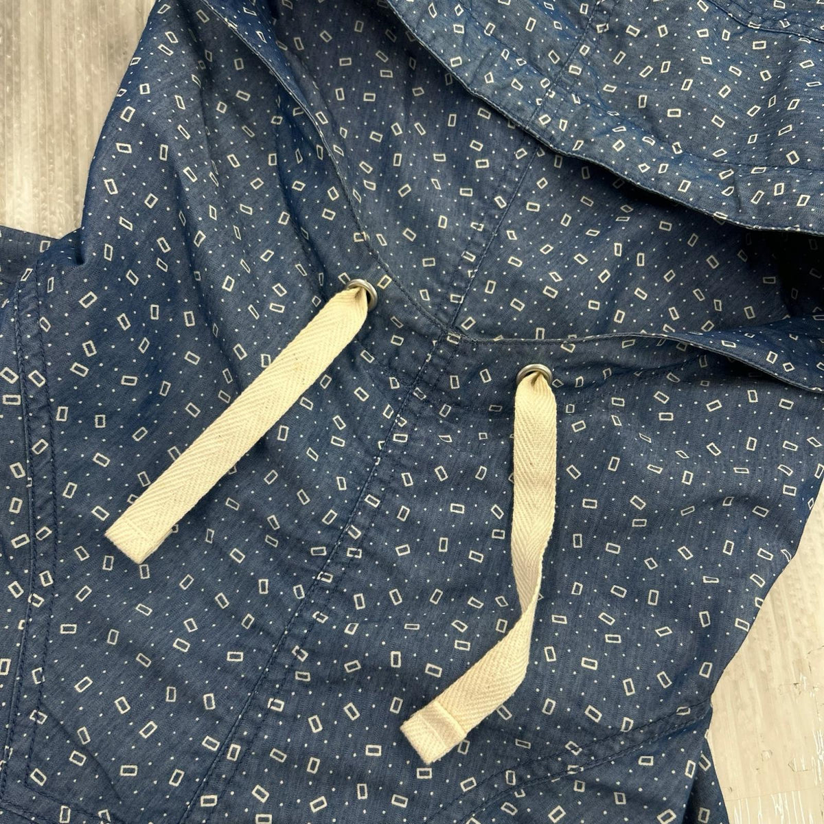 ジャケット MIL SMOCK NYCO INDIGO M M ブルー
