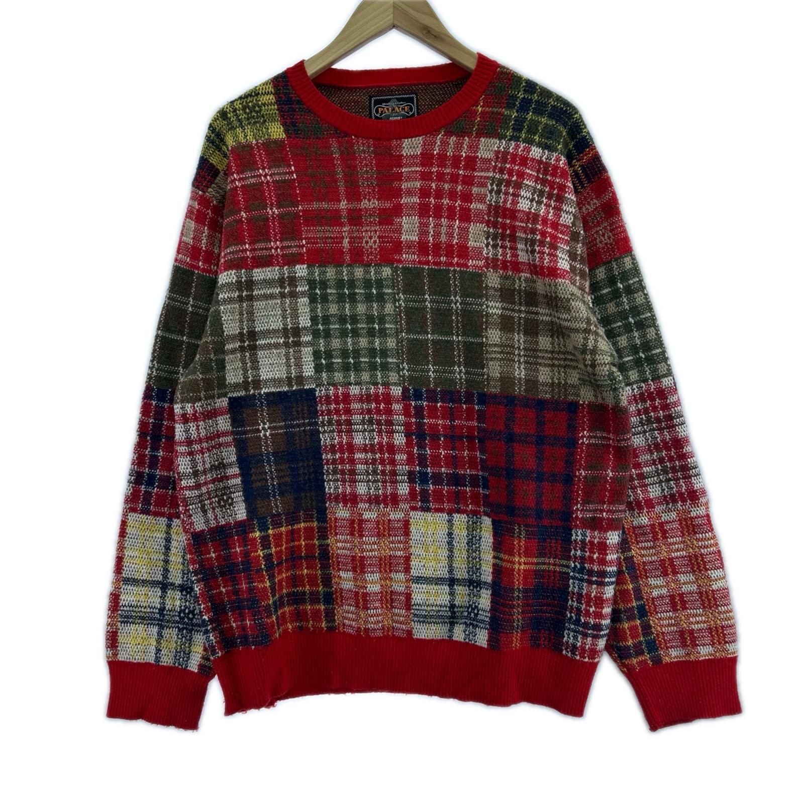 ニット ×PALACE チェック柄 M M マルチカラー