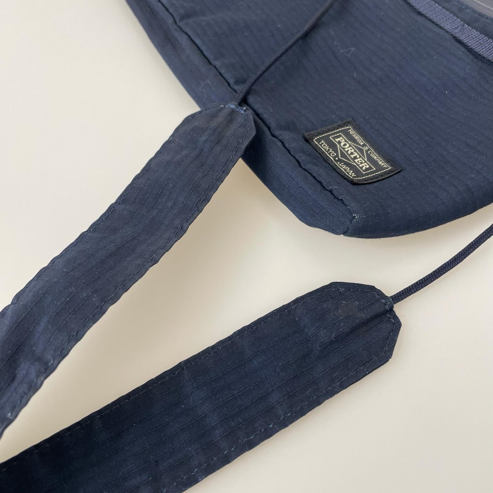 ショルダーバッグ BLUE BLUE リップストップ サコッシュ ネイビー