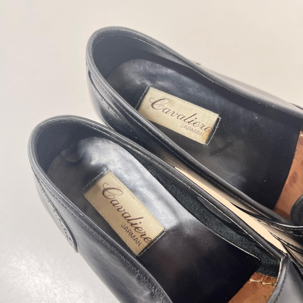 シューズ Cavaliere JARMAN レザーローファー(26.5) 26.5cm (US8 1/2 UK8 EU43) ブラック