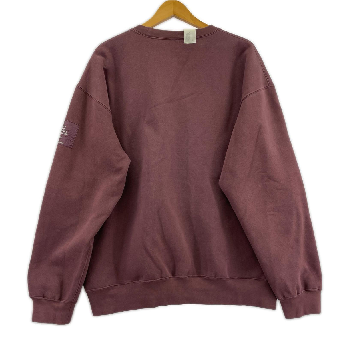 スウェット CREWNECK SWEATSHIRT (38) 38 ワインレッド